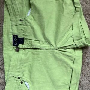 Las O Las LimeGreen Shorts